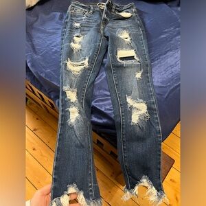 Kancan ripped skinny jeans